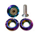 Neo Chrome License Plate Bolts Neo Chrome License Plate Bolts